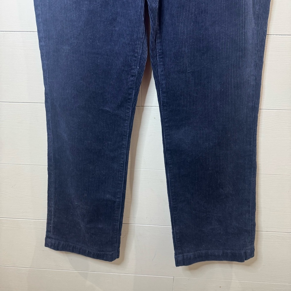 Loft NWOT Straight Corduroy Pants in Deep Space Blue Size 31 / 12 - Picture 4 of 10